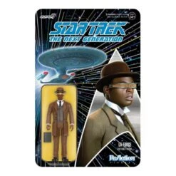 SUPER7 Star Trek: The Next Generation ReAction Action Figure Wave 3 - Elementary Geordi La Forge