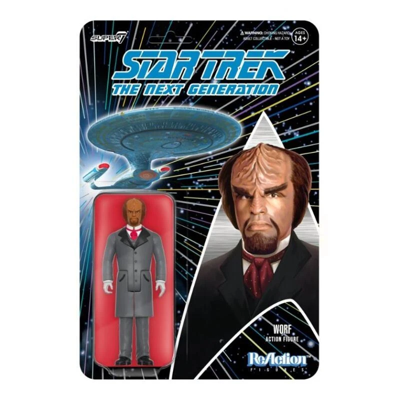 SUPER7 Star Trek: The Next Generation ReAction Action Figure Wave 3 - Victorian Worf