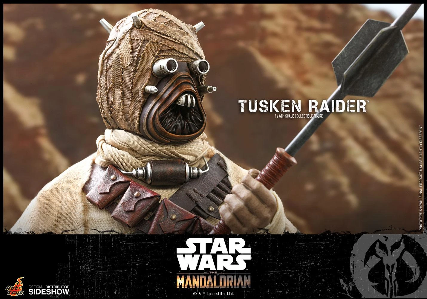 Tusken Raider (The Mandalorian) - Star Wars Hot Toys Collectibles 1/6 Scale Action Figure - Image 8
