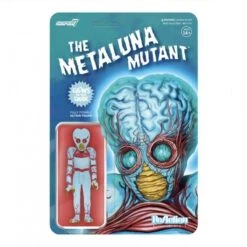 SUPER7 Universal Monsters ReAction Action Figure - The Metaluna Mutant (Blue Glow In The Dark Version)