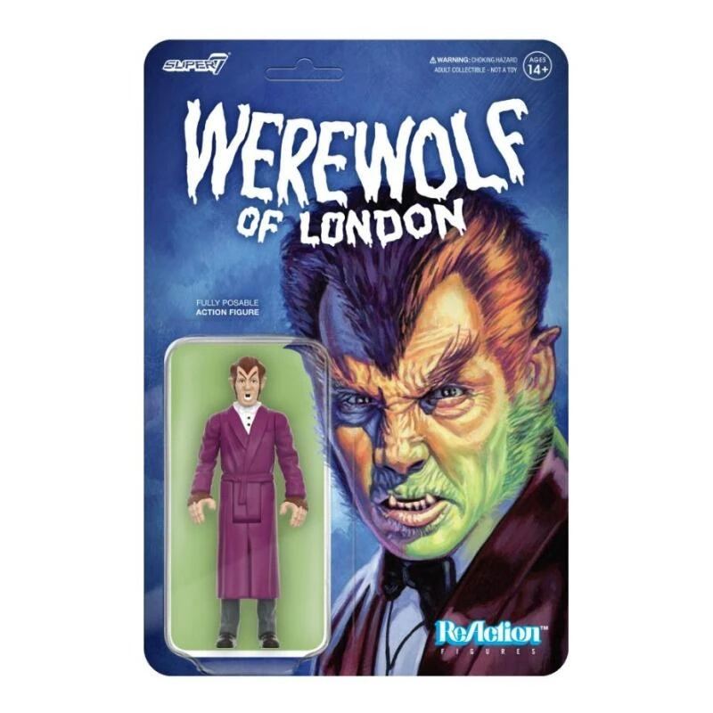 SUPER7 Universal Monsters ReAction Action Figure - Werewolf Of London