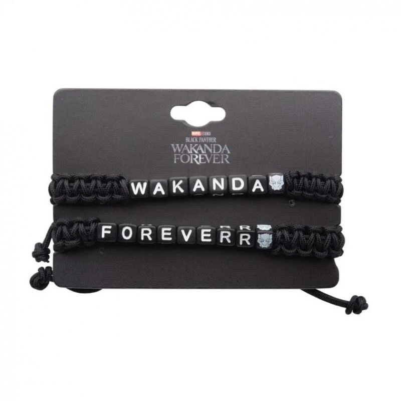 Marvel Black Panther: Wakanda Forever - Letter Block Paracord Bracelet