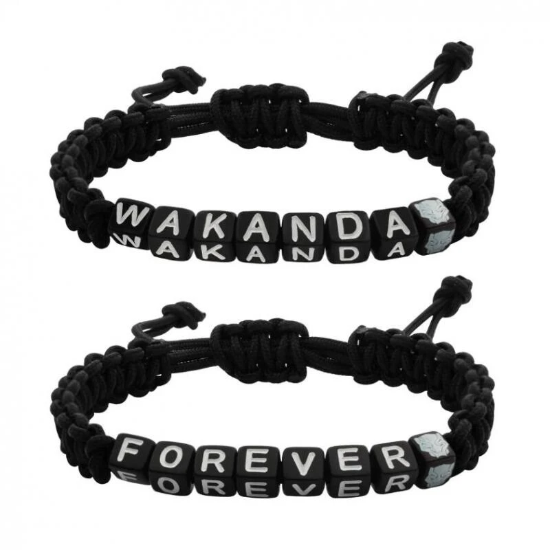 Marvel Black Panther: Wakanda Forever - Letter Block Paracord Bracelet - Image 2
